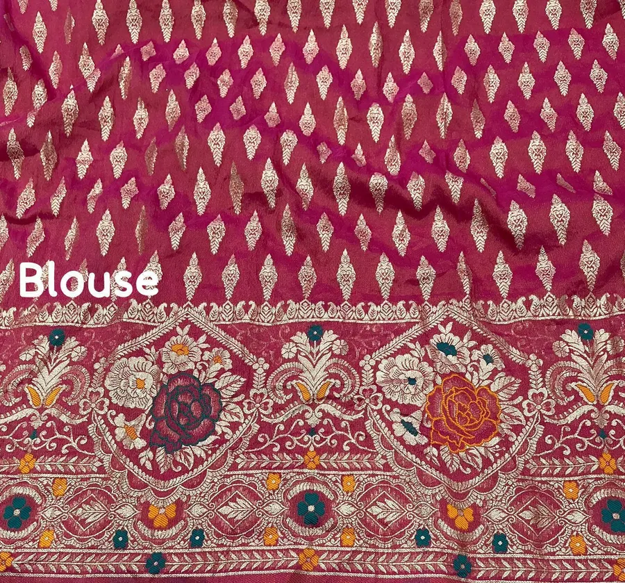 Mapple Crush - Soft Bubble Crush Saree 